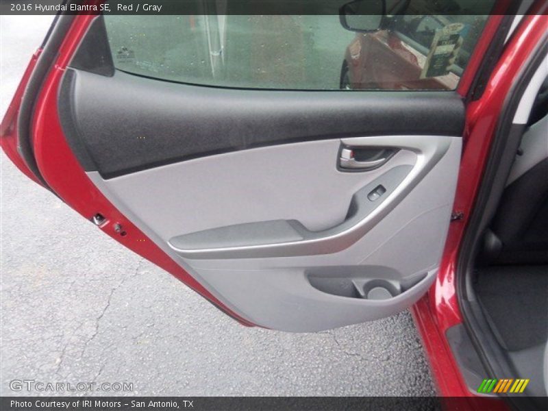 Red / Gray 2016 Hyundai Elantra SE