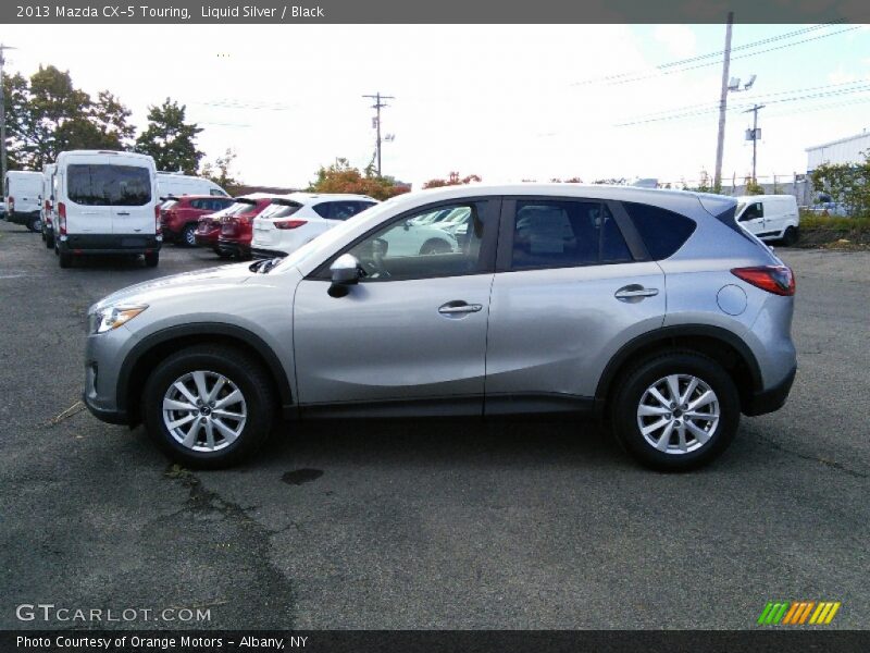 Liquid Silver / Black 2013 Mazda CX-5 Touring