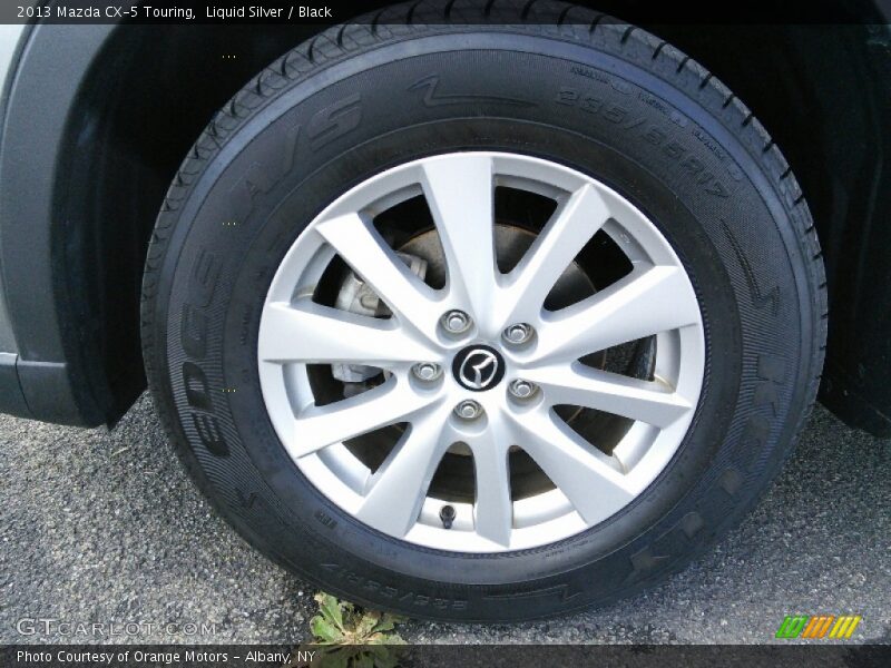 Liquid Silver / Black 2013 Mazda CX-5 Touring
