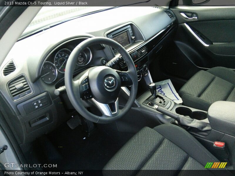 Liquid Silver / Black 2013 Mazda CX-5 Touring
