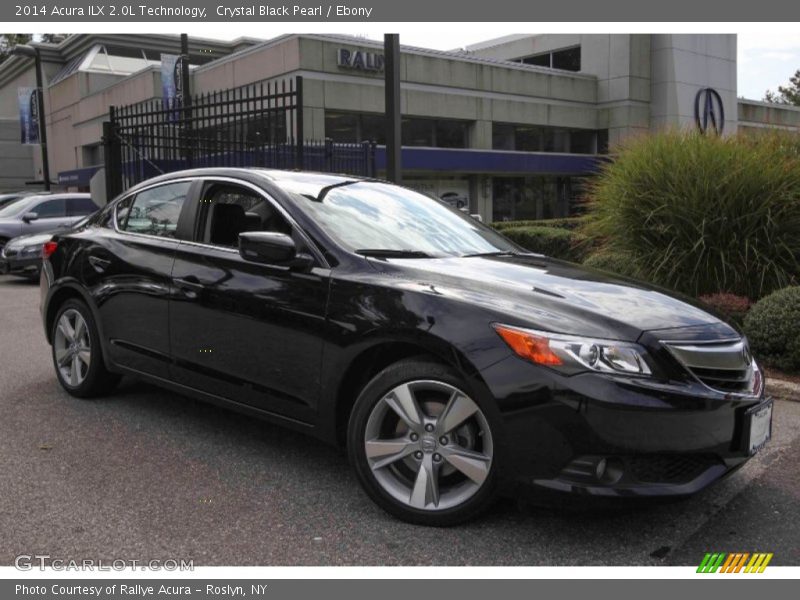 Crystal Black Pearl / Ebony 2014 Acura ILX 2.0L Technology
