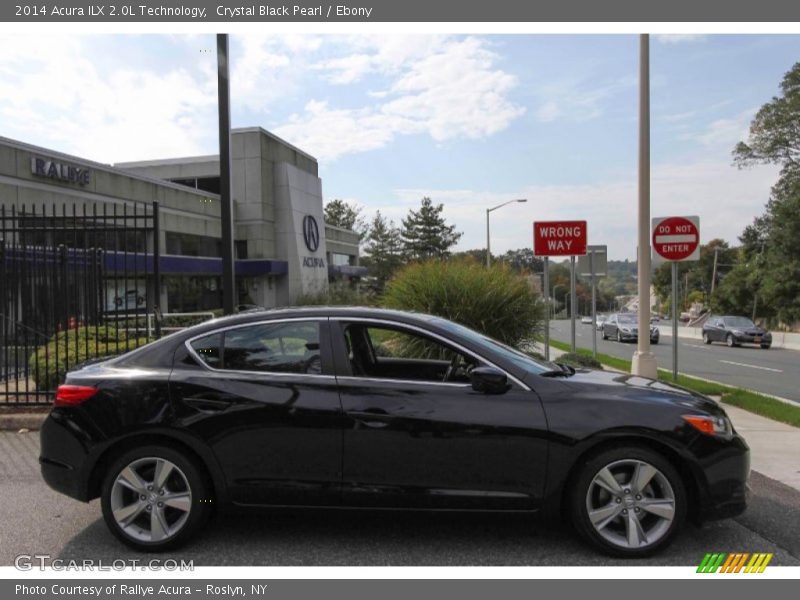 Crystal Black Pearl / Ebony 2014 Acura ILX 2.0L Technology