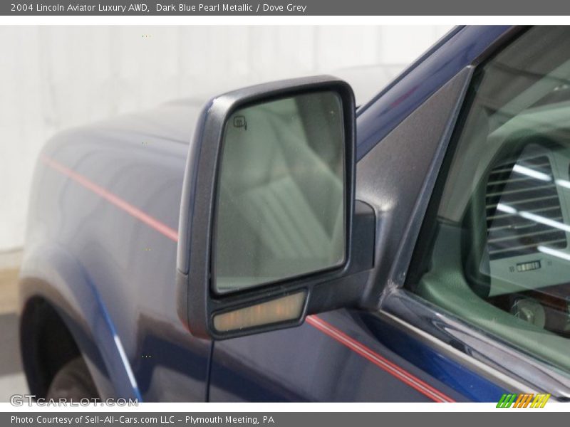 Dark Blue Pearl Metallic / Dove Grey 2004 Lincoln Aviator Luxury AWD