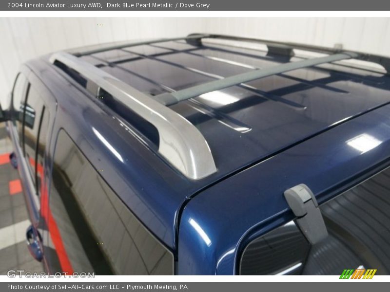 Dark Blue Pearl Metallic / Dove Grey 2004 Lincoln Aviator Luxury AWD