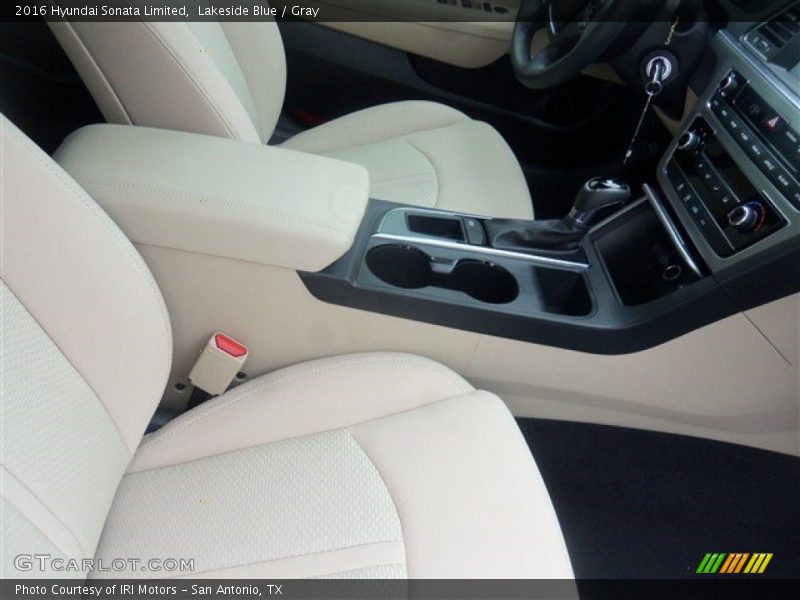 Lakeside Blue / Gray 2016 Hyundai Sonata Limited