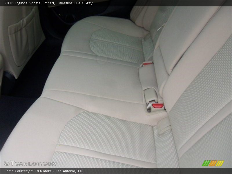 Lakeside Blue / Gray 2016 Hyundai Sonata Limited