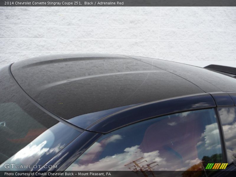 Black / Adrenaline Red 2014 Chevrolet Corvette Stingray Coupe Z51