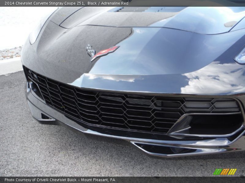 Black / Adrenaline Red 2014 Chevrolet Corvette Stingray Coupe Z51