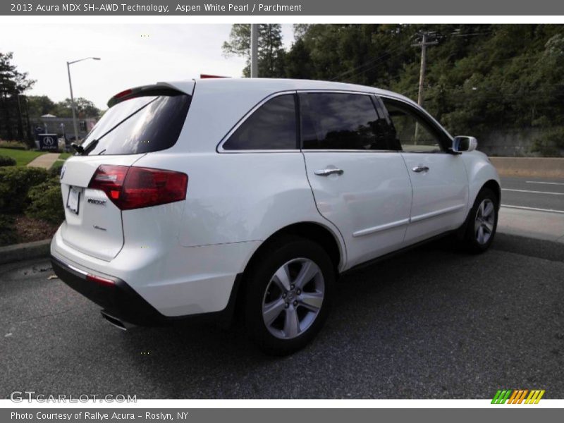 Aspen White Pearl / Parchment 2013 Acura MDX SH-AWD Technology