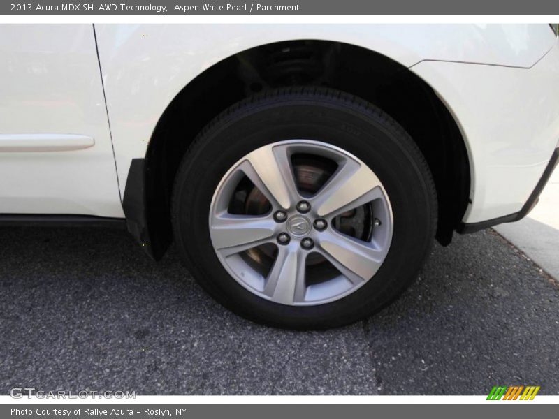 Aspen White Pearl / Parchment 2013 Acura MDX SH-AWD Technology