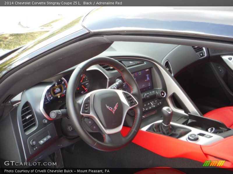 Adrenaline Red Interior - 2014 Corvette Stingray Coupe Z51 
