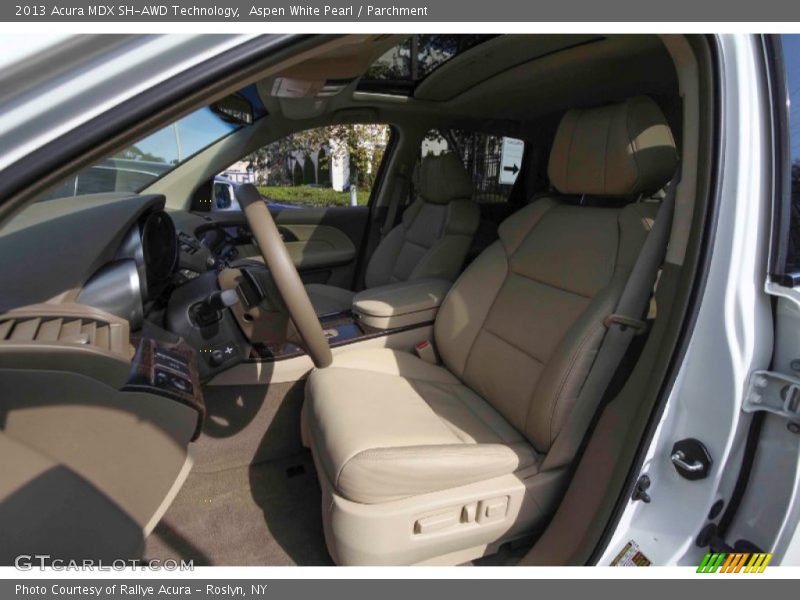 Aspen White Pearl / Parchment 2013 Acura MDX SH-AWD Technology