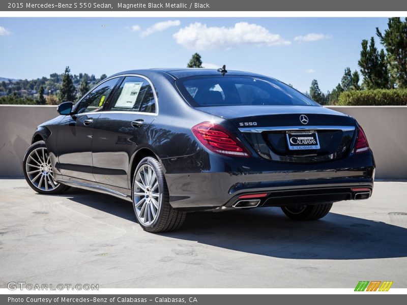 Magnetite Black Metallic / Black 2015 Mercedes-Benz S 550 Sedan