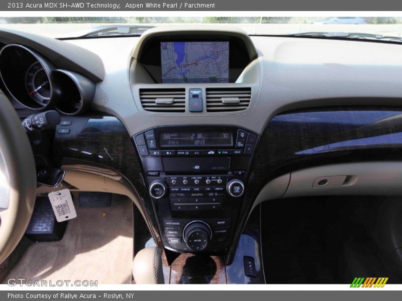 Aspen White Pearl / Parchment 2013 Acura MDX SH-AWD Technology