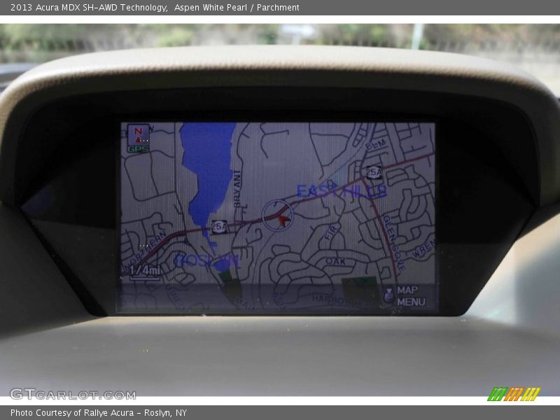 Aspen White Pearl / Parchment 2013 Acura MDX SH-AWD Technology