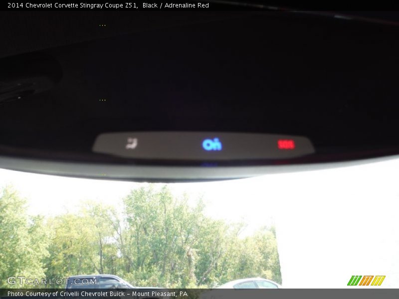 Black / Adrenaline Red 2014 Chevrolet Corvette Stingray Coupe Z51