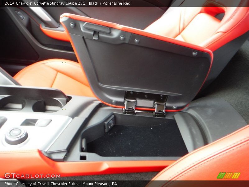 Black / Adrenaline Red 2014 Chevrolet Corvette Stingray Coupe Z51