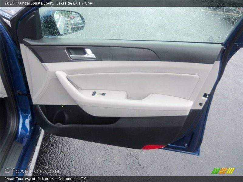 Lakeside Blue / Gray 2016 Hyundai Sonata Sport