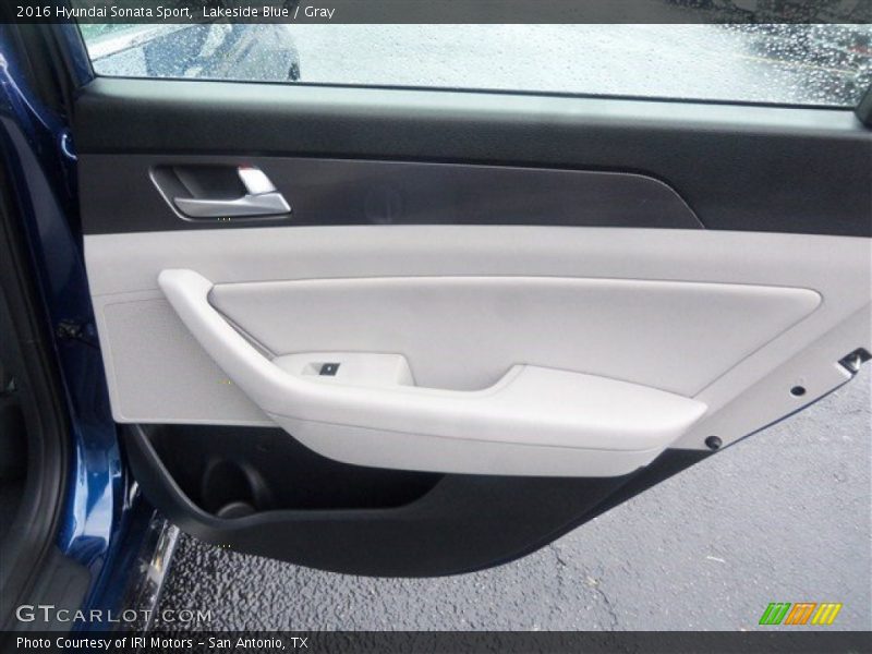 Lakeside Blue / Gray 2016 Hyundai Sonata Sport
