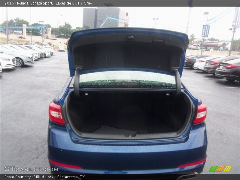 Lakeside Blue / Gray 2016 Hyundai Sonata Sport