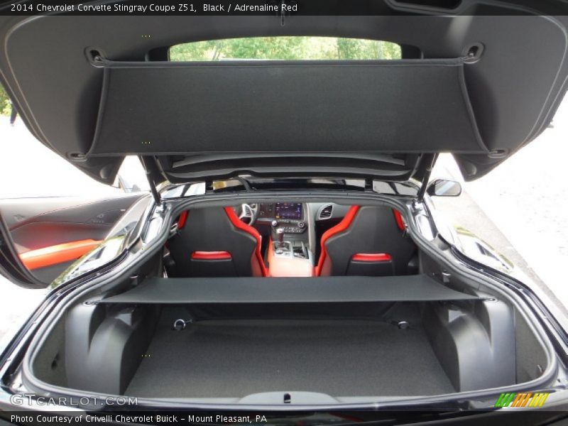  2014 Corvette Stingray Coupe Z51 Trunk
