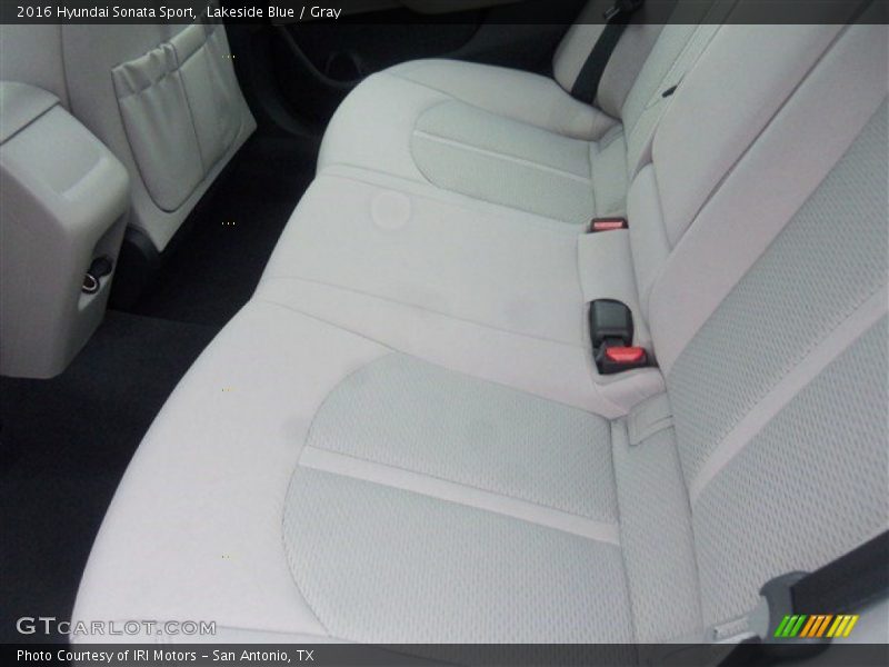Lakeside Blue / Gray 2016 Hyundai Sonata Sport
