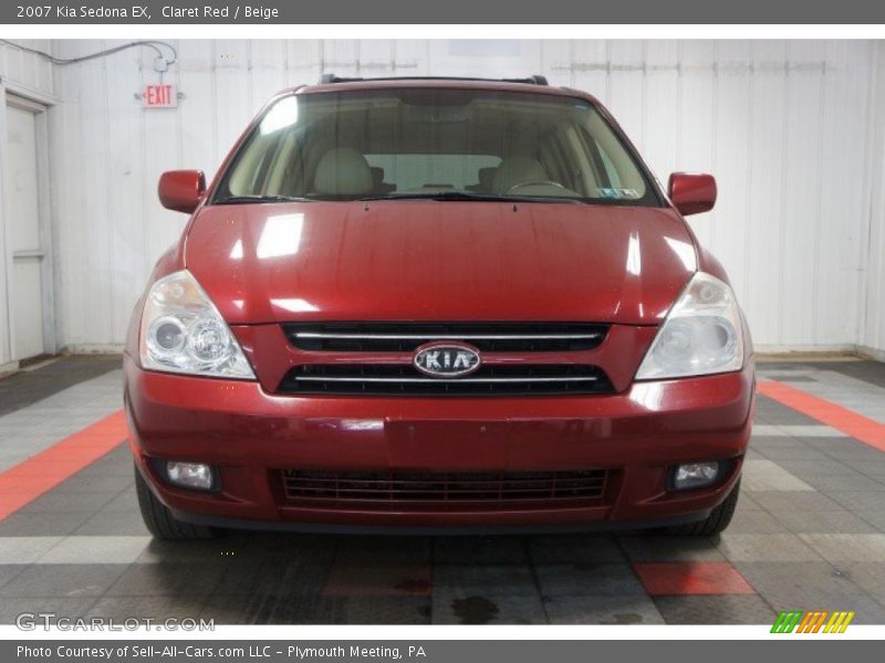 Claret Red / Beige 2007 Kia Sedona EX