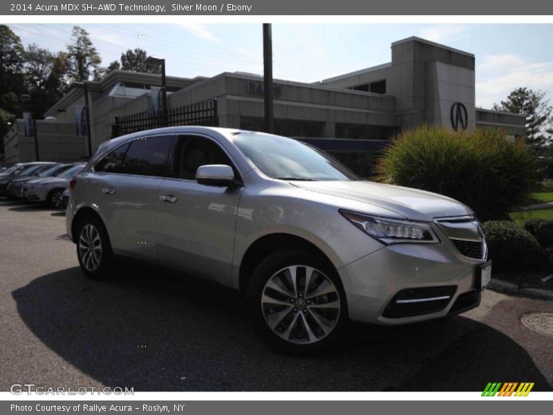 Silver Moon / Ebony 2014 Acura MDX SH-AWD Technology