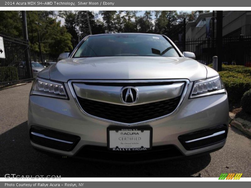 Silver Moon / Ebony 2014 Acura MDX SH-AWD Technology