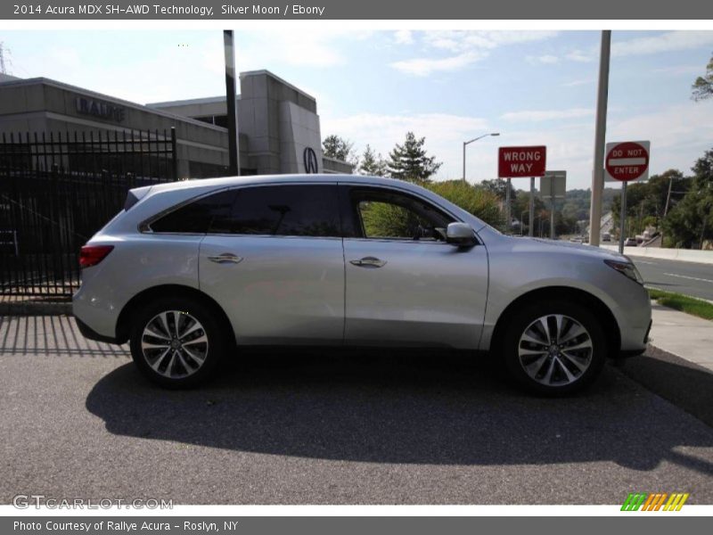 Silver Moon / Ebony 2014 Acura MDX SH-AWD Technology