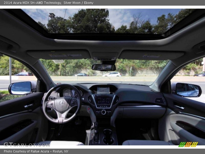 Silver Moon / Ebony 2014 Acura MDX SH-AWD Technology