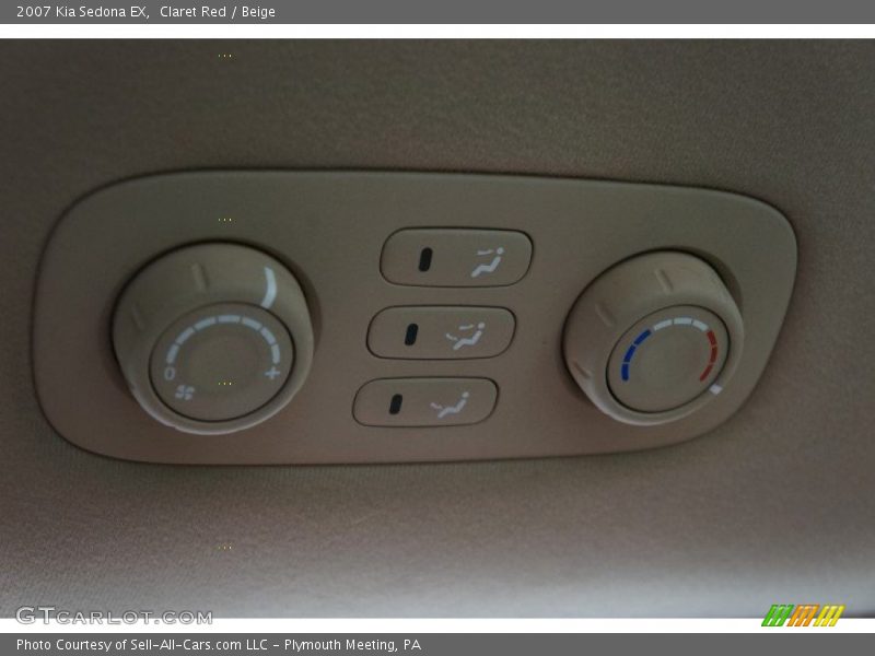 Claret Red / Beige 2007 Kia Sedona EX