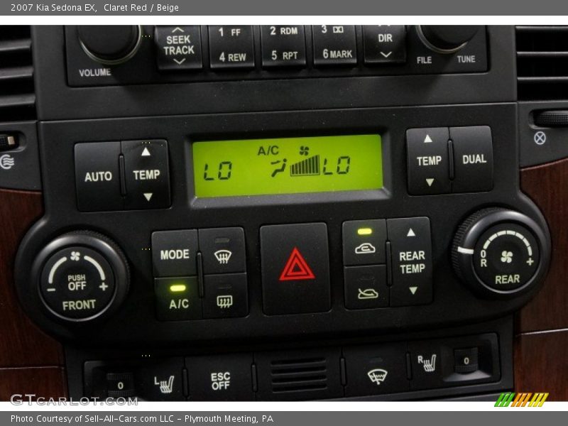 Claret Red / Beige 2007 Kia Sedona EX