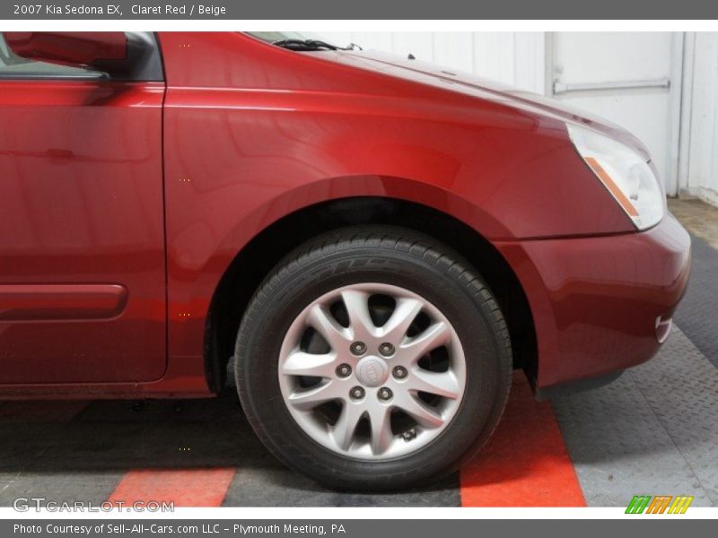 Claret Red / Beige 2007 Kia Sedona EX