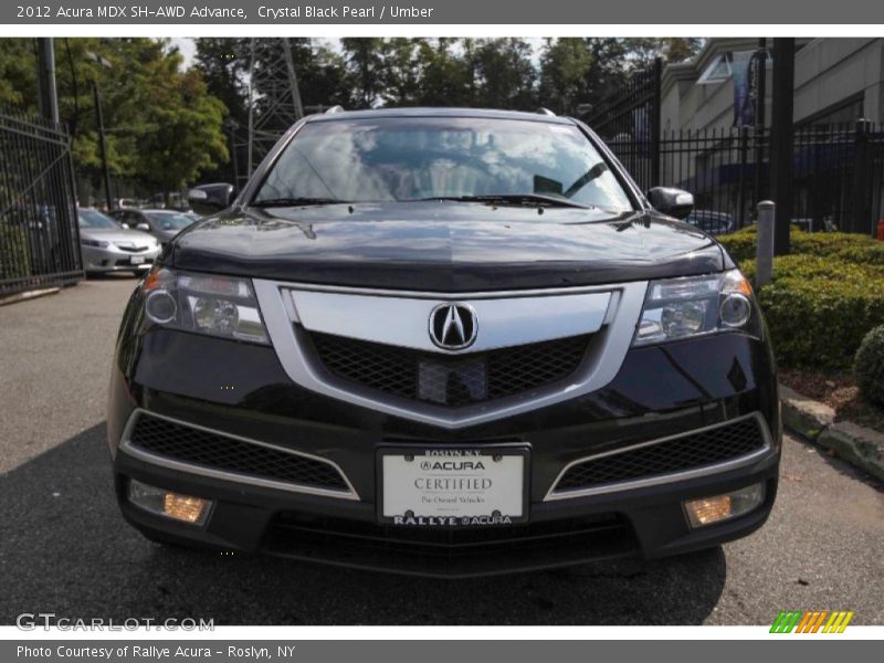 Crystal Black Pearl / Umber 2012 Acura MDX SH-AWD Advance