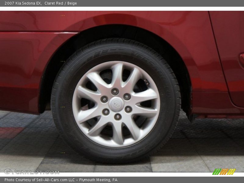 Claret Red / Beige 2007 Kia Sedona EX