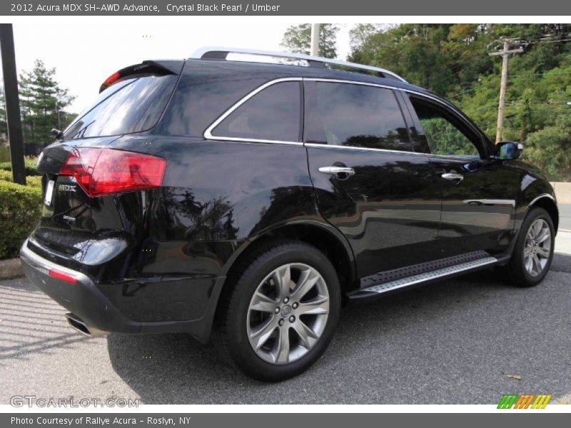 Crystal Black Pearl / Umber 2012 Acura MDX SH-AWD Advance