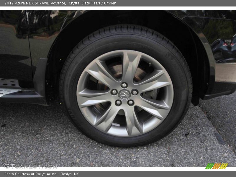 Crystal Black Pearl / Umber 2012 Acura MDX SH-AWD Advance