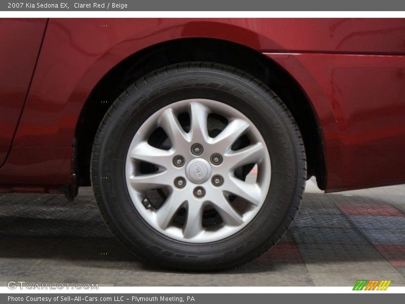 Claret Red / Beige 2007 Kia Sedona EX