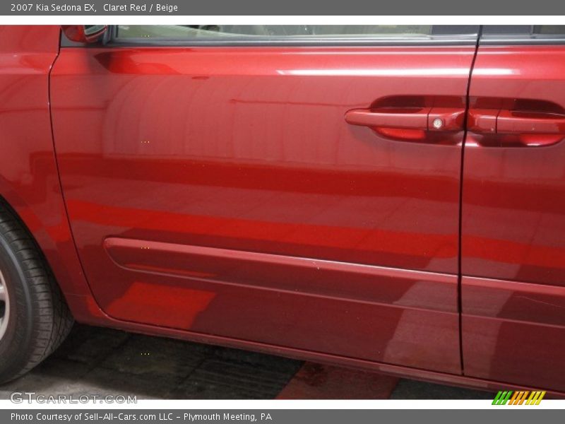 Claret Red / Beige 2007 Kia Sedona EX