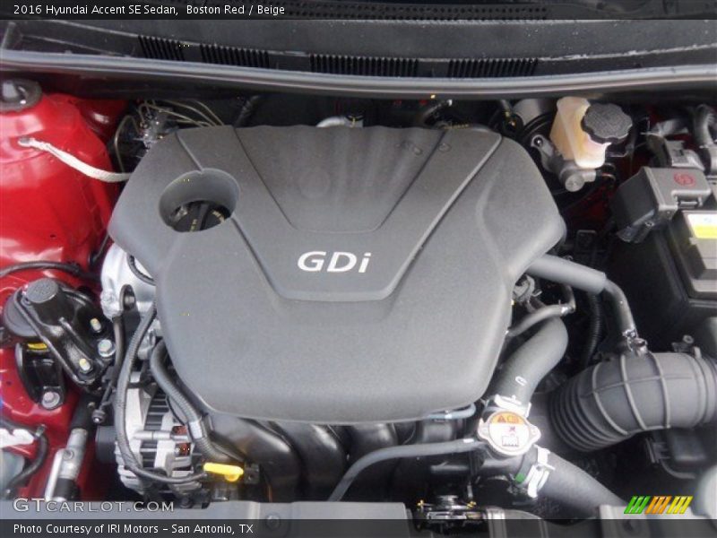 Boston Red / Beige 2016 Hyundai Accent SE Sedan