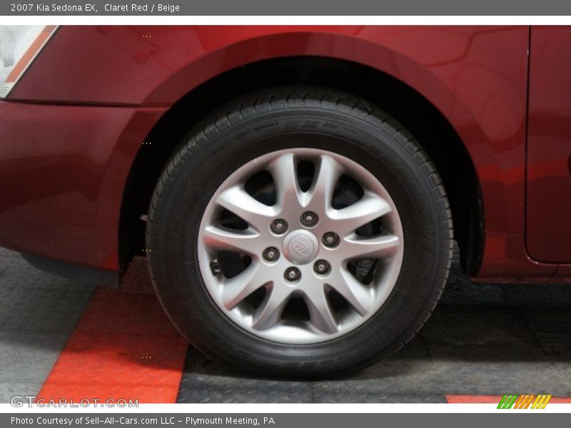 Claret Red / Beige 2007 Kia Sedona EX
