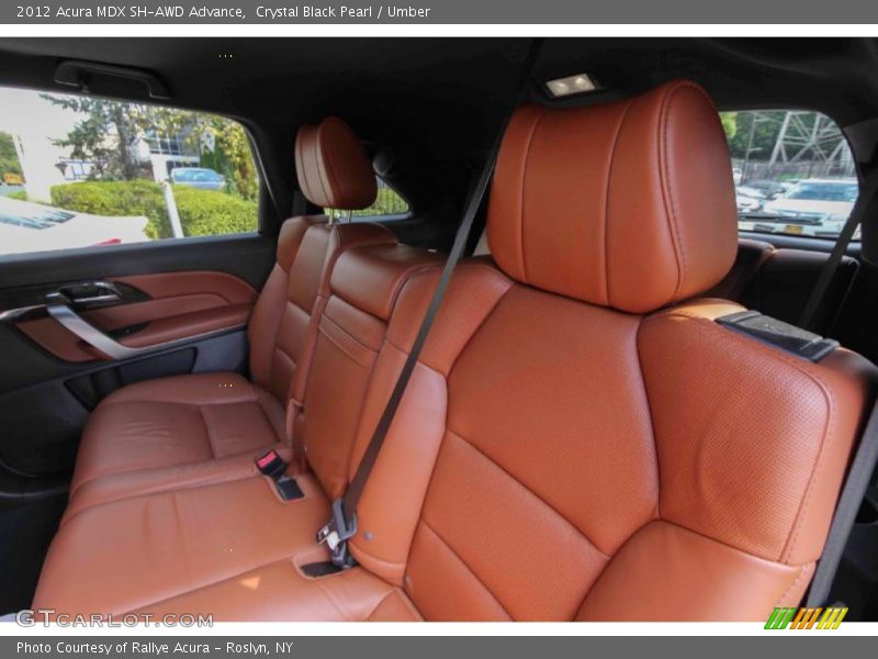 Rear Seat of 2012 MDX SH-AWD Advance