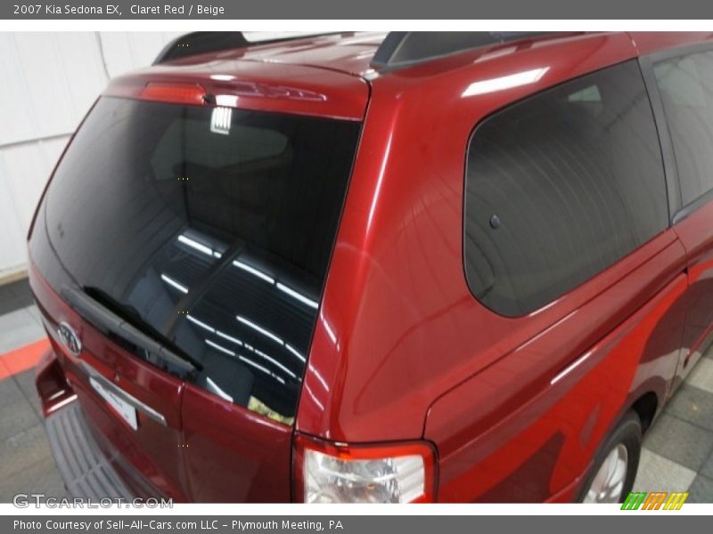 Claret Red / Beige 2007 Kia Sedona EX