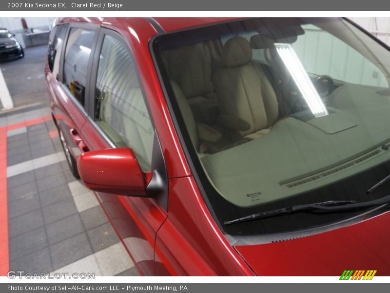 Claret Red / Beige 2007 Kia Sedona EX