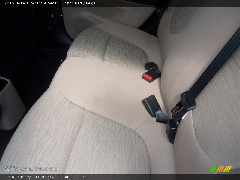 Boston Red / Beige 2016 Hyundai Accent SE Sedan