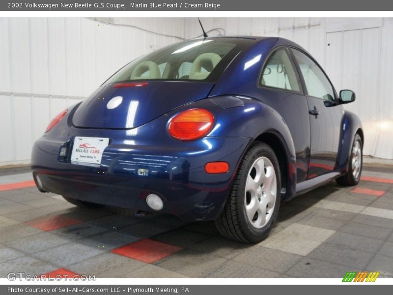 Marlin Blue Pearl / Cream Beige 2002 Volkswagen New Beetle GLS Coupe