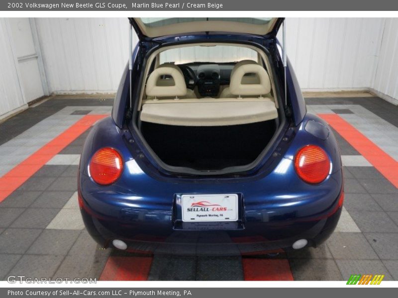 Marlin Blue Pearl / Cream Beige 2002 Volkswagen New Beetle GLS Coupe