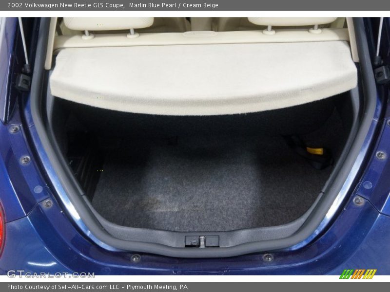 Marlin Blue Pearl / Cream Beige 2002 Volkswagen New Beetle GLS Coupe