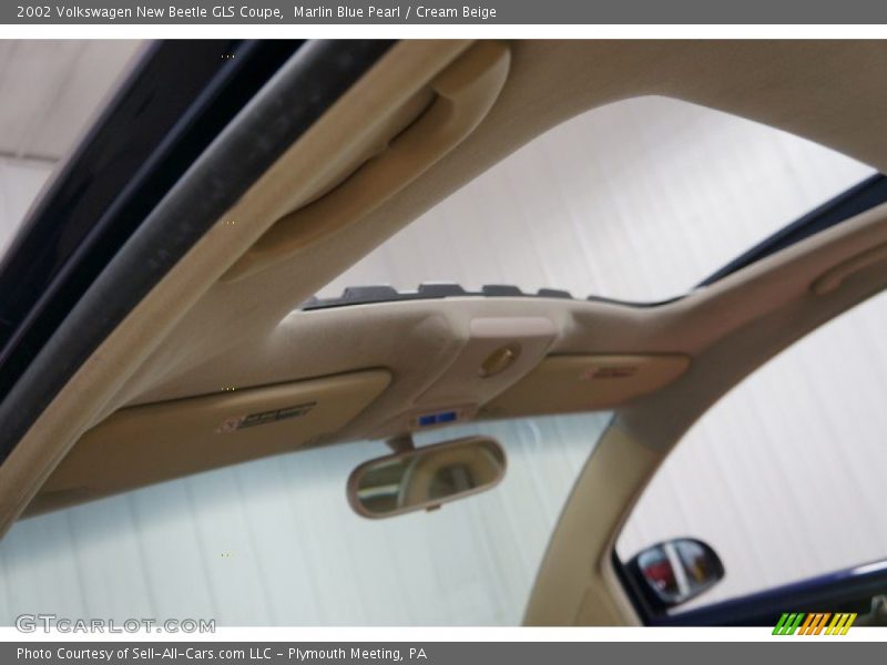 Marlin Blue Pearl / Cream Beige 2002 Volkswagen New Beetle GLS Coupe